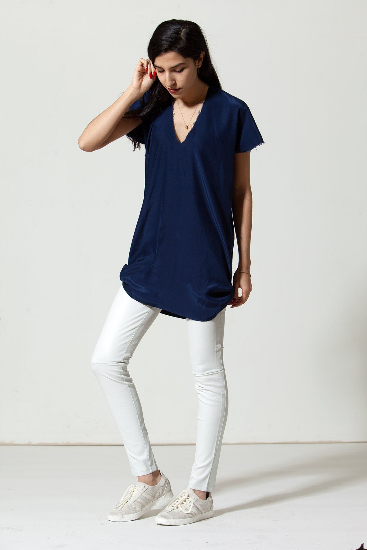 Indigo Silk Empty Top