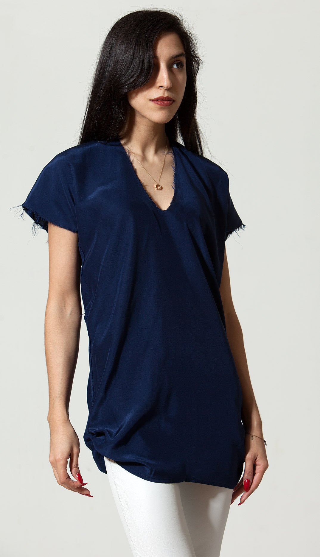 Indigo Silk Empty Top