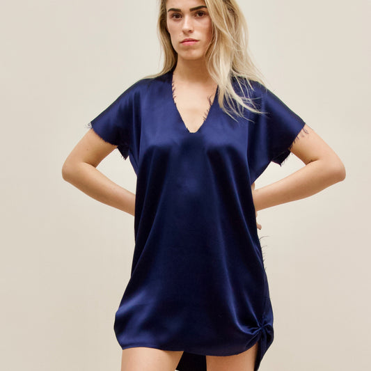 Indigo Silk Empty Top